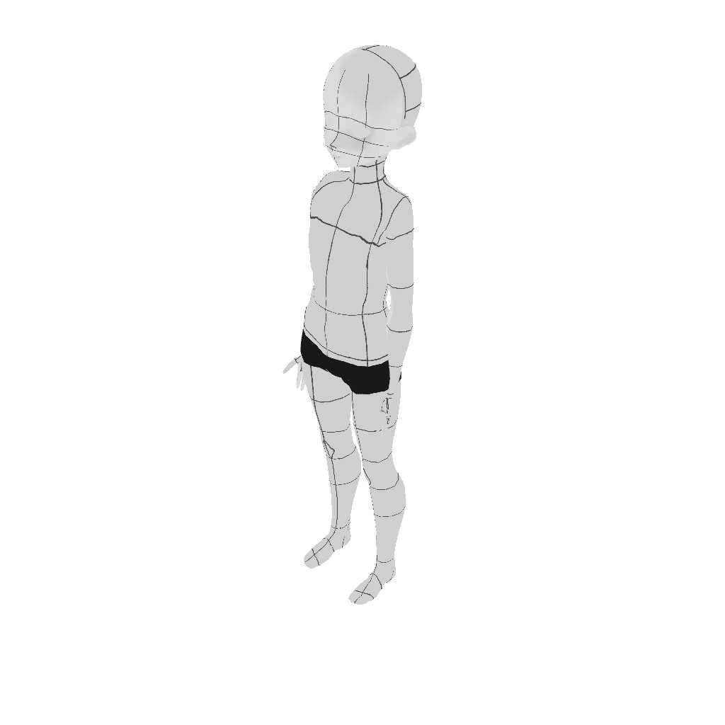 Blank model female small