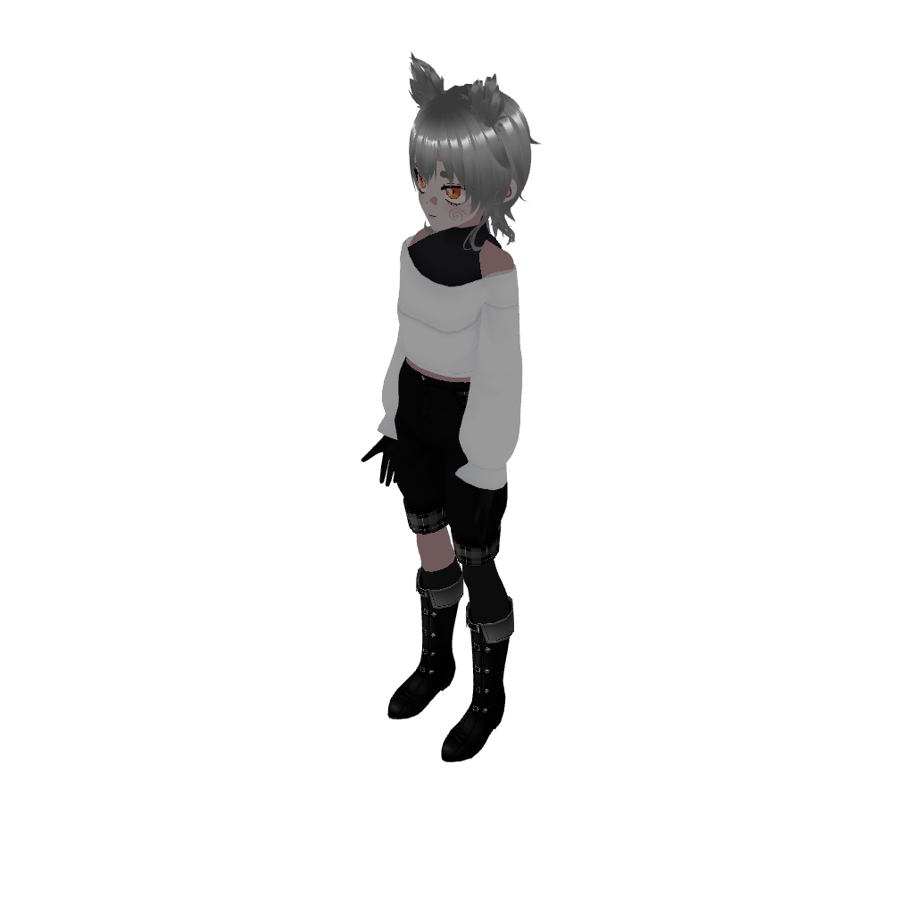 white cat girl