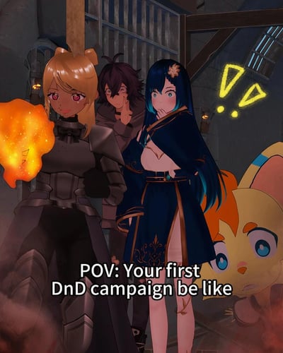 POV: your first DnD campaign